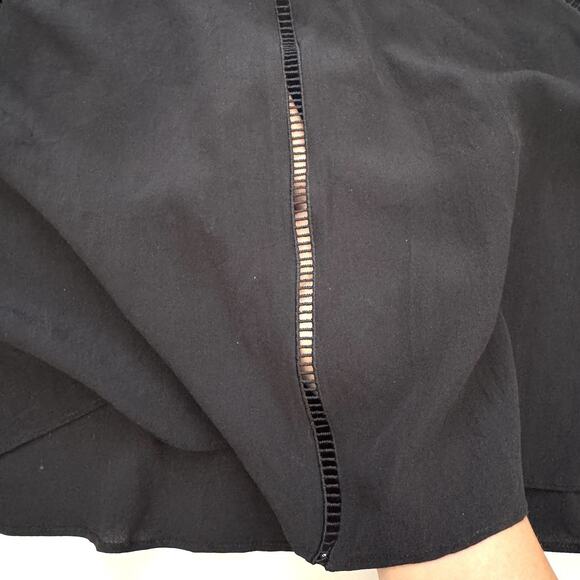 Cami NYC Women 100% Silk Adjustable Spaghetti Strap Camisole Top Black - Picture 6 of 13